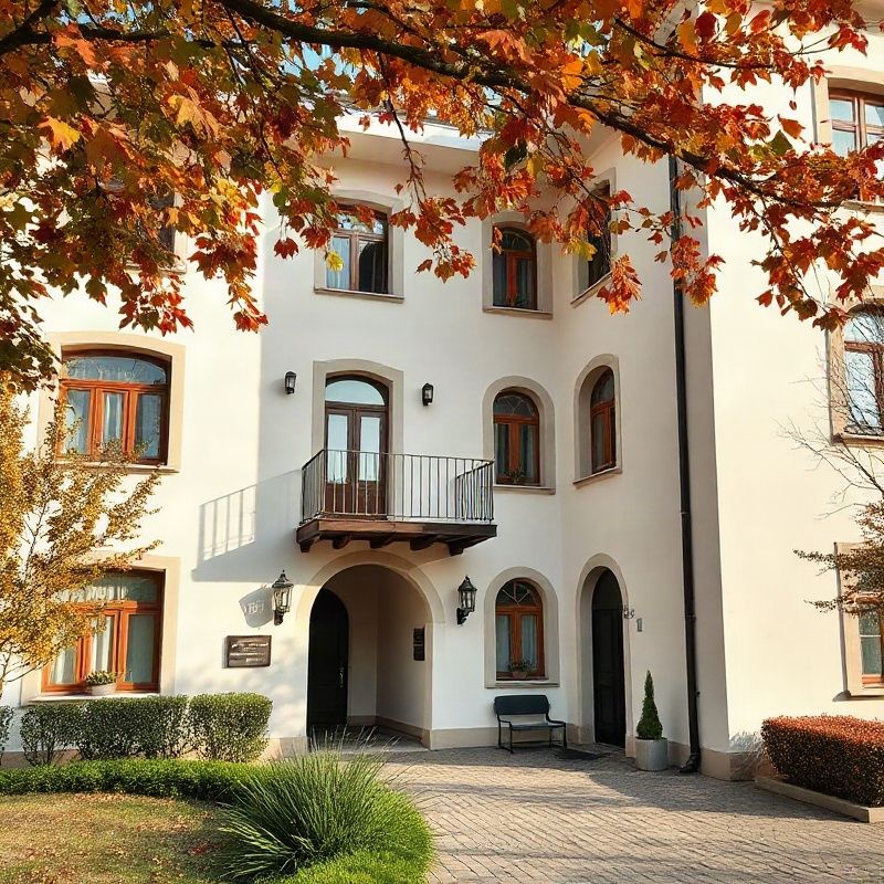 Client and real estate agent meeting to discuss an apartment sale